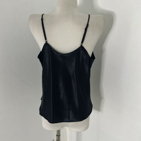 Vintage USA Made 90s Bias Cut Satin Tank - Picture 3 of 5